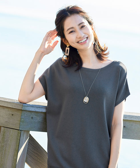 【安田美沙子さん着用】プレートリングネックレス