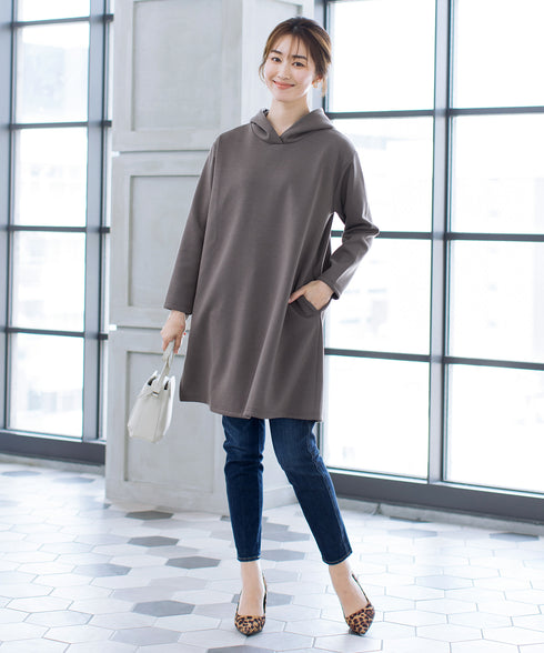 ソフトボンディングパーカーチュニック