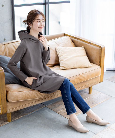 ソフトボンディングパーカーチュニック