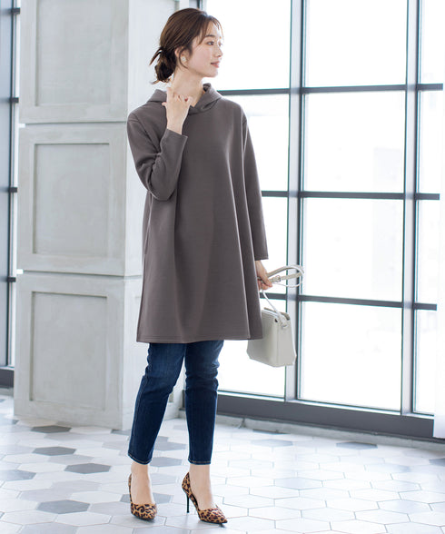 ソフトボンディングパーカーチュニック