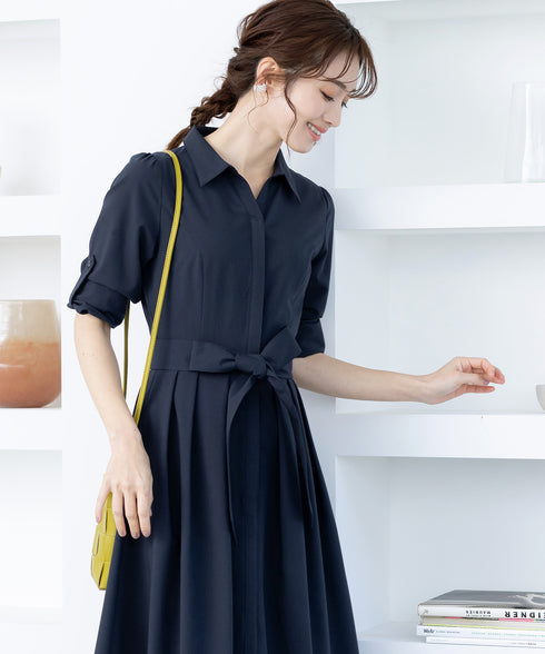 【新色追加】シャツワンピース