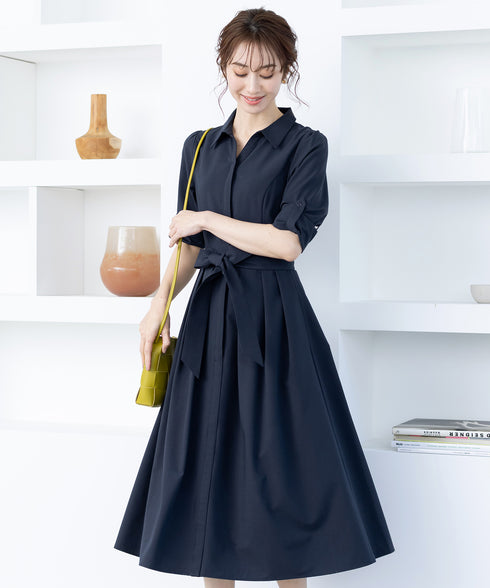 【新色追加】シャツワンピース