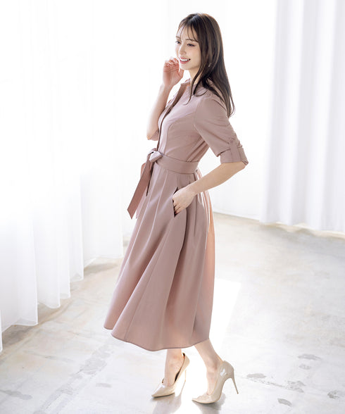 【新色追加】シャツワンピース