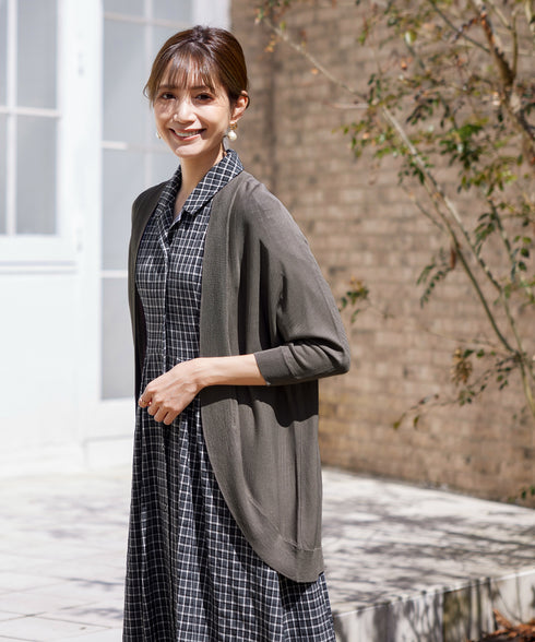 【アウトレット】開襟シャツワンピース