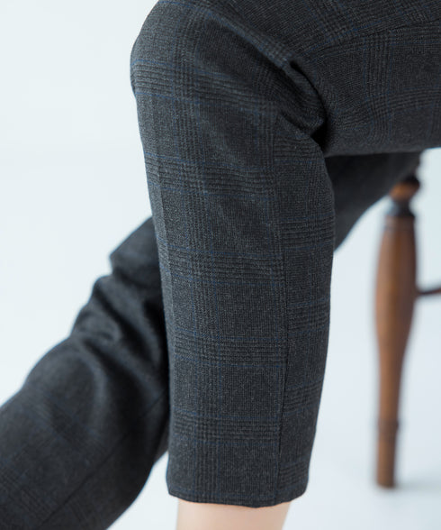 【安田美沙子さん着用】T/R両面起毛ストレッチパンツ