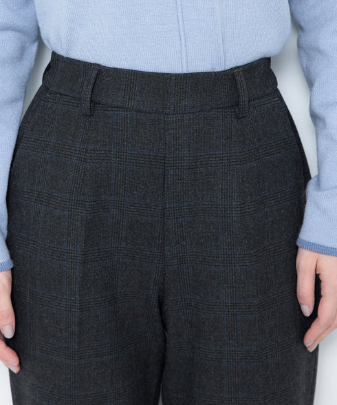 【安田美沙子さん着用】T/R両面起毛ストレッチパンツ