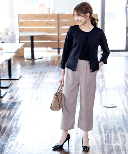 【アウトレット】【新色追加】 ストレートワイドパンツ