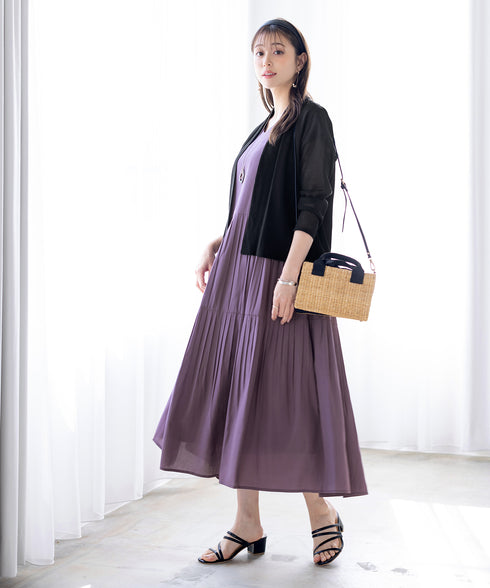 【小倉優子さん着用・新色追加・UVケア・接触冷感】ショートトッパーカーディガン