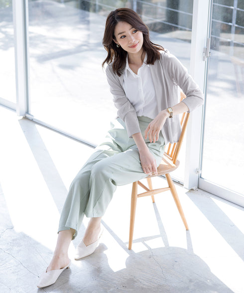 【小倉優子さん着用・新色追加・UVケア・接触冷感】ショートトッパーカーディガン