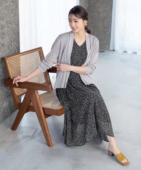 【小倉優子さん着用・新色追加・UVケア・接触冷感】ショートトッパーカーディガン