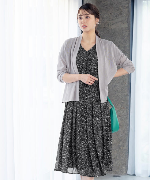 【小倉優子さん着用・新色追加・UVケア・接触冷感】ショートトッパーカーディガン