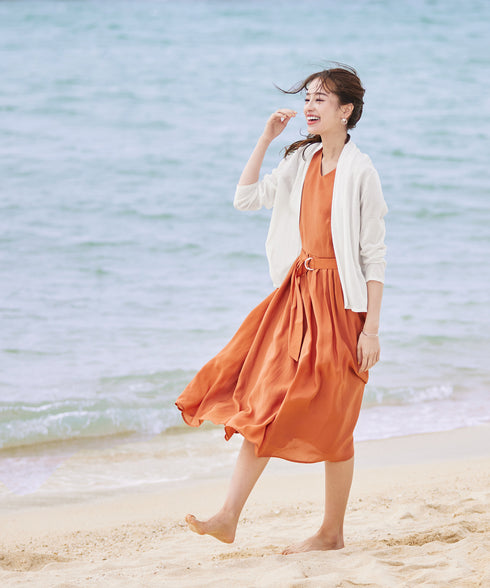 【小倉優子さん着用・新色追加・UVケア・接触冷感】ショートトッパーカーディガン