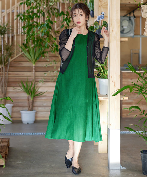 【新色追加】シアーショートカーディガン