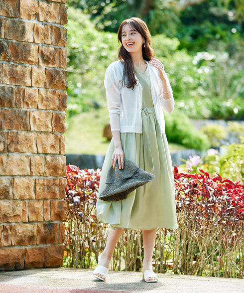 【新色追加】シアーショートカーディガン