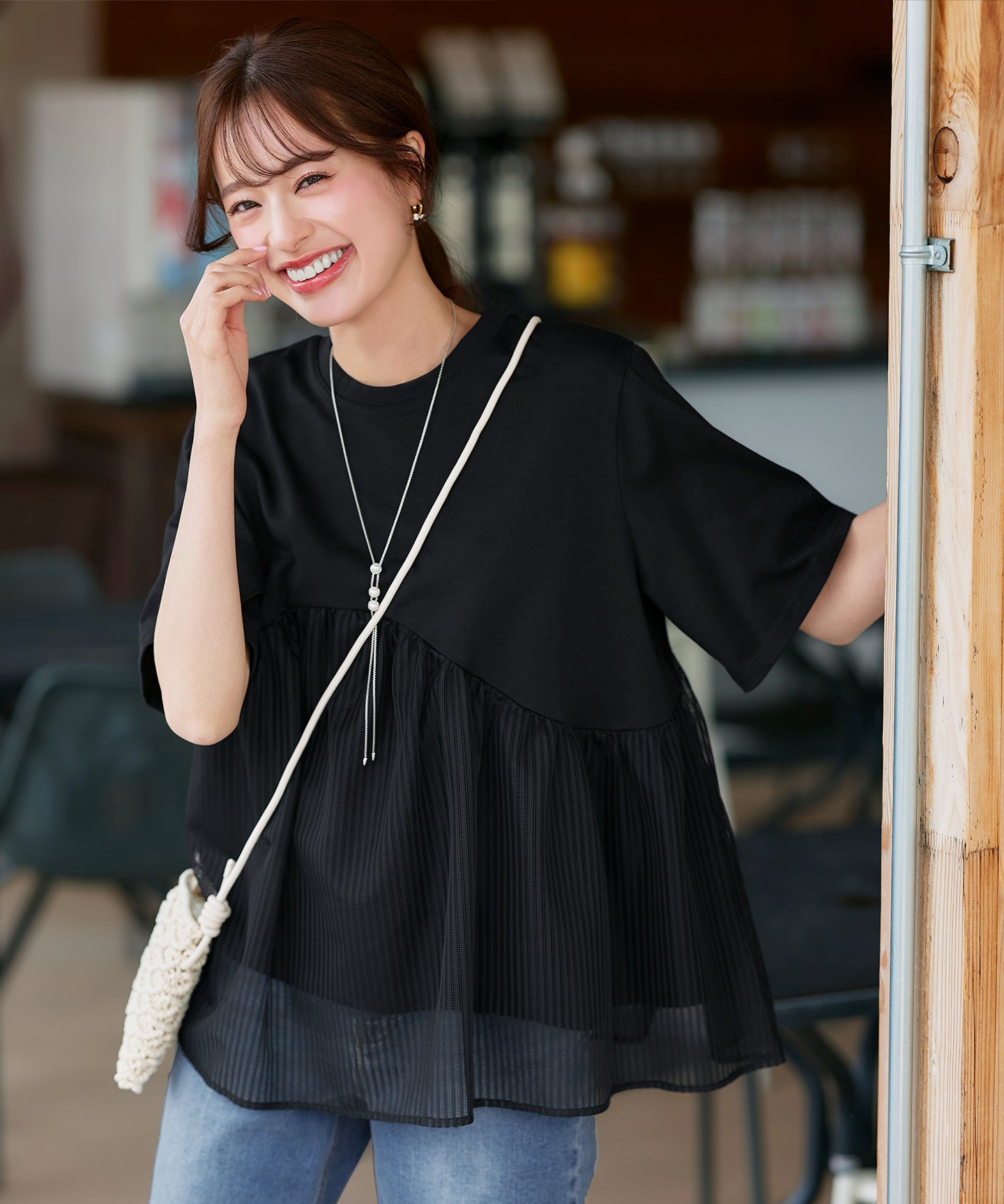 DRESSLAVE 3Dドットチュールトップス チュールスウィッチトップス | レディース服・レディース