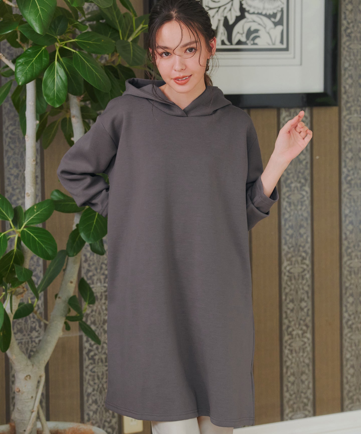 ソフトボンディングパーカーチュニック – Tiaclasse